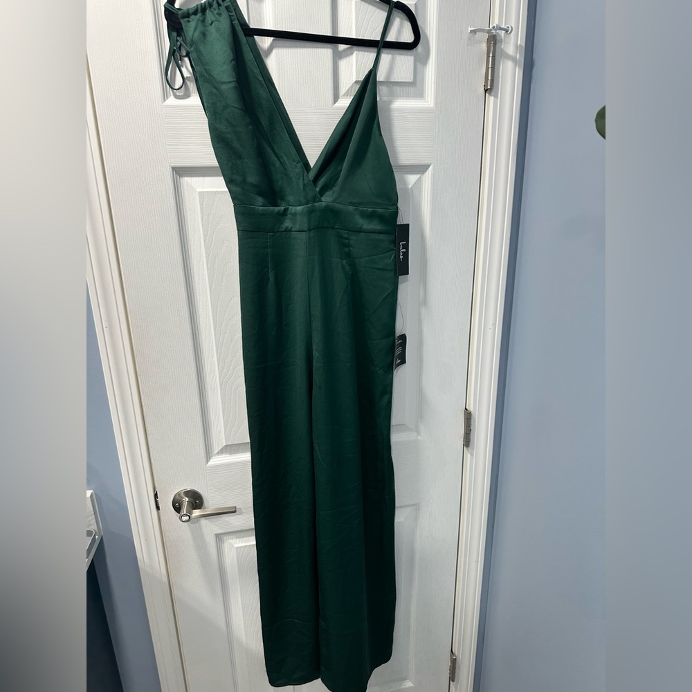 Lulu's Deep Green Jumpsuit
